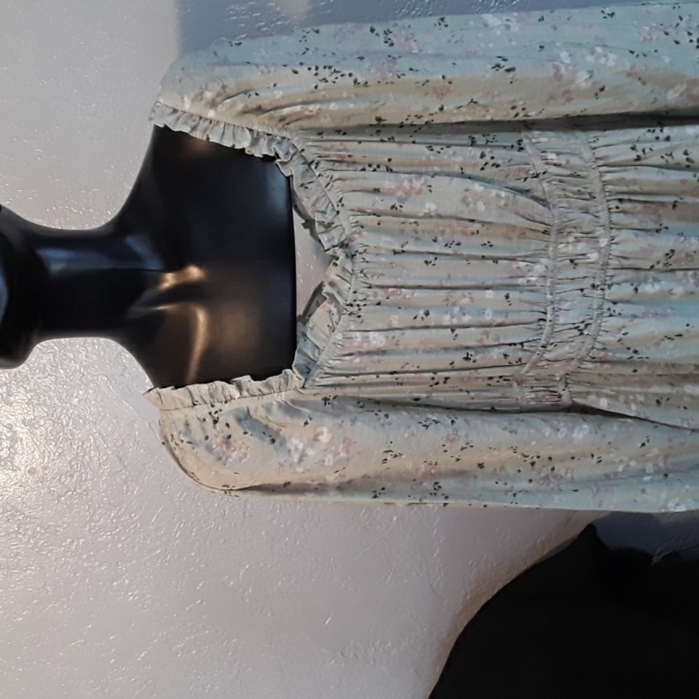 By the river long sleeve rayon dress size large new - Picture 5 of 6